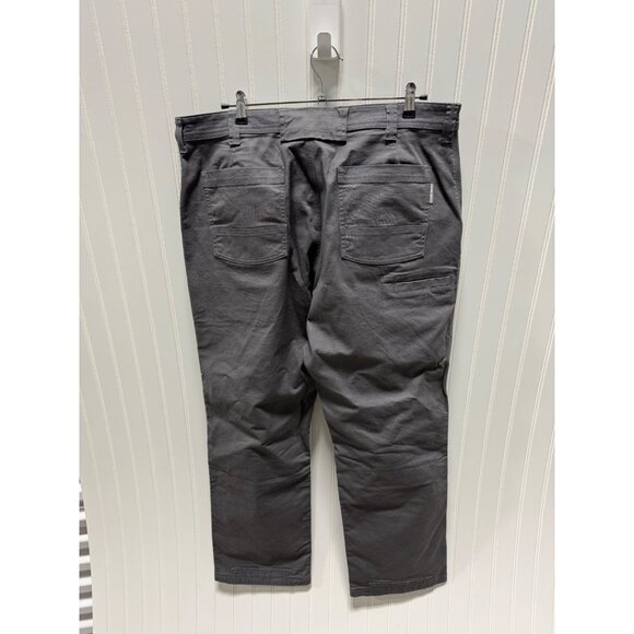 Men's Duluth Trading Gray Flex Fire Hose Foreman Pants Relaxed Fit 38 x 32 - Picture 5 of 8